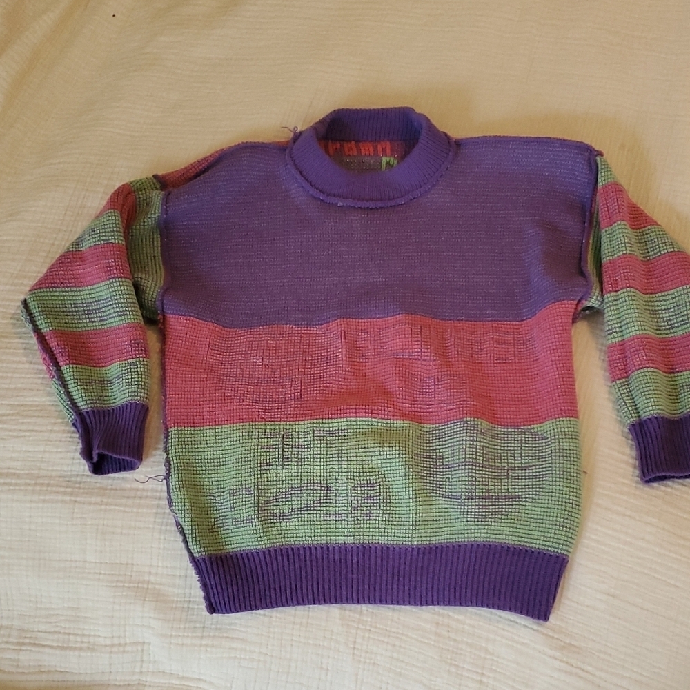 New Kids On The Block Knit Sweater VINTAGE NO SIZE (FLAWS) *Youth Or JRS sizing? - Picture 10 of 16
